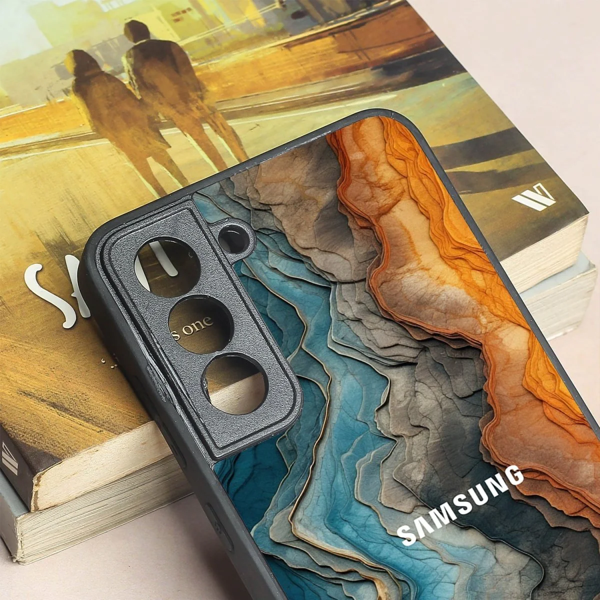 Layered Marble metal back case for Samsung S21 FE - Image 3