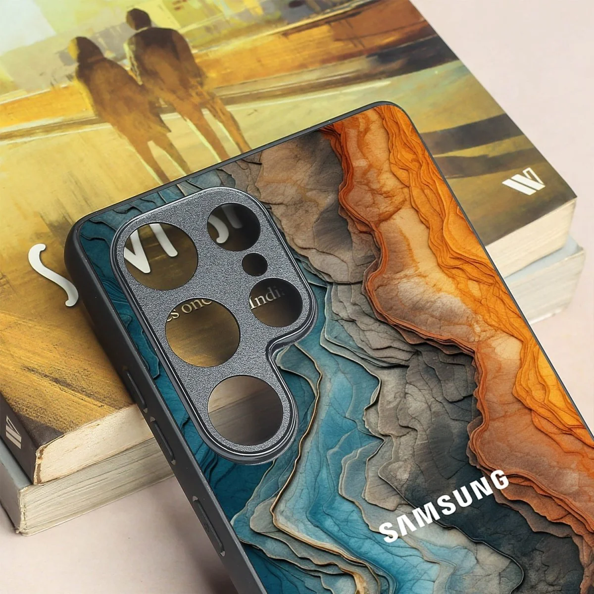 Layered Marble metal back case for Samsung S25 Ultra - Image 3
