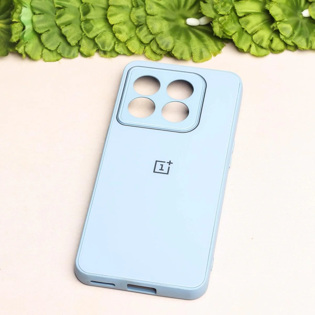 Blue camera Safe mirror case for Oneplus 10T - Image 2
