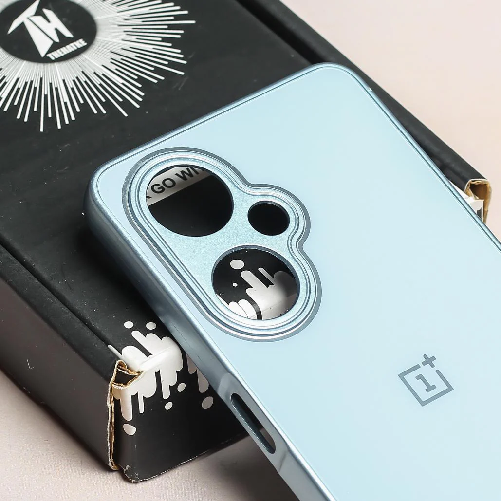 Blue camera Safe mirror case for Oneplus Nord CE 3 LITE 5G - Image 4