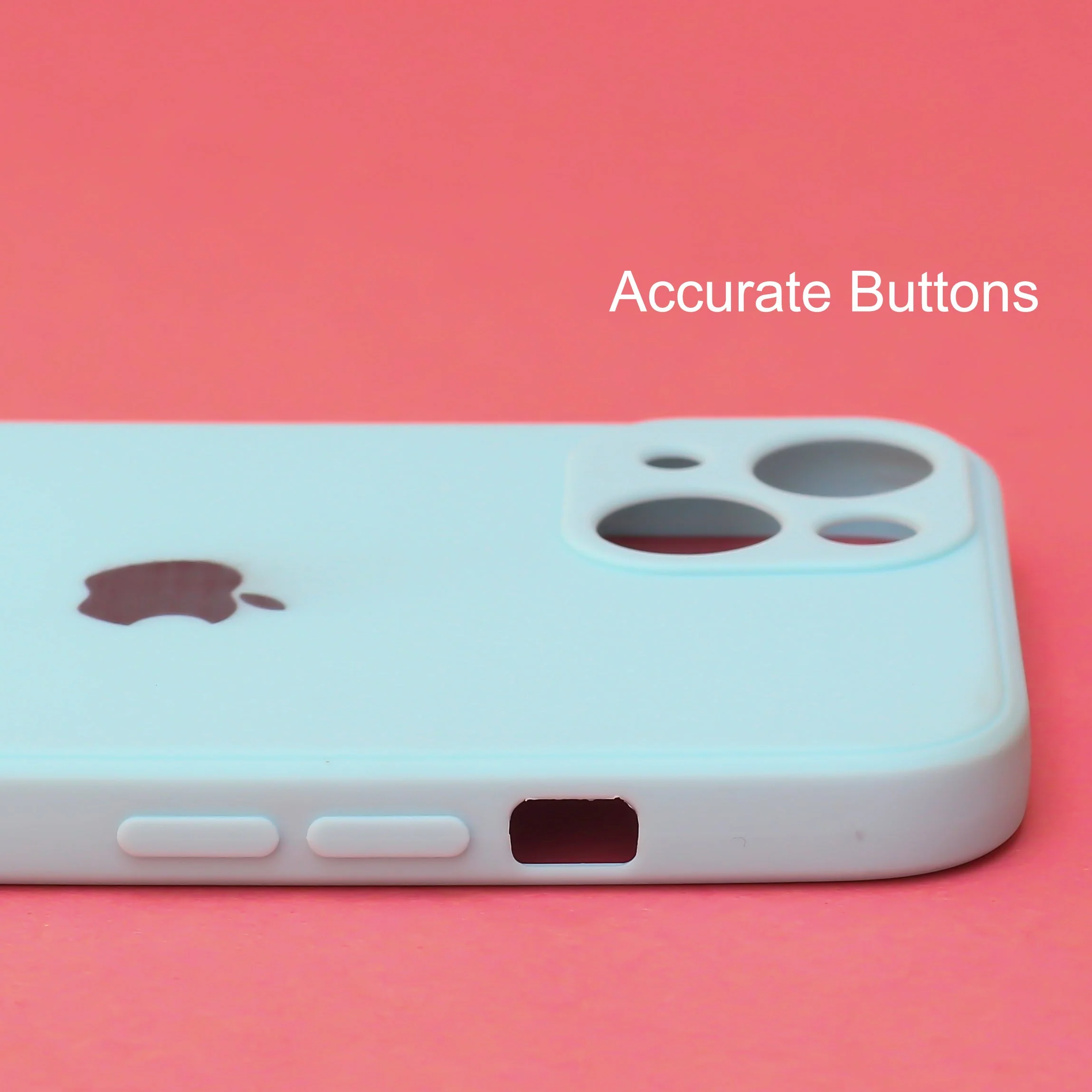 Light Blue Candy Silicone Case for Apple iphone 13 Mini - Image 3