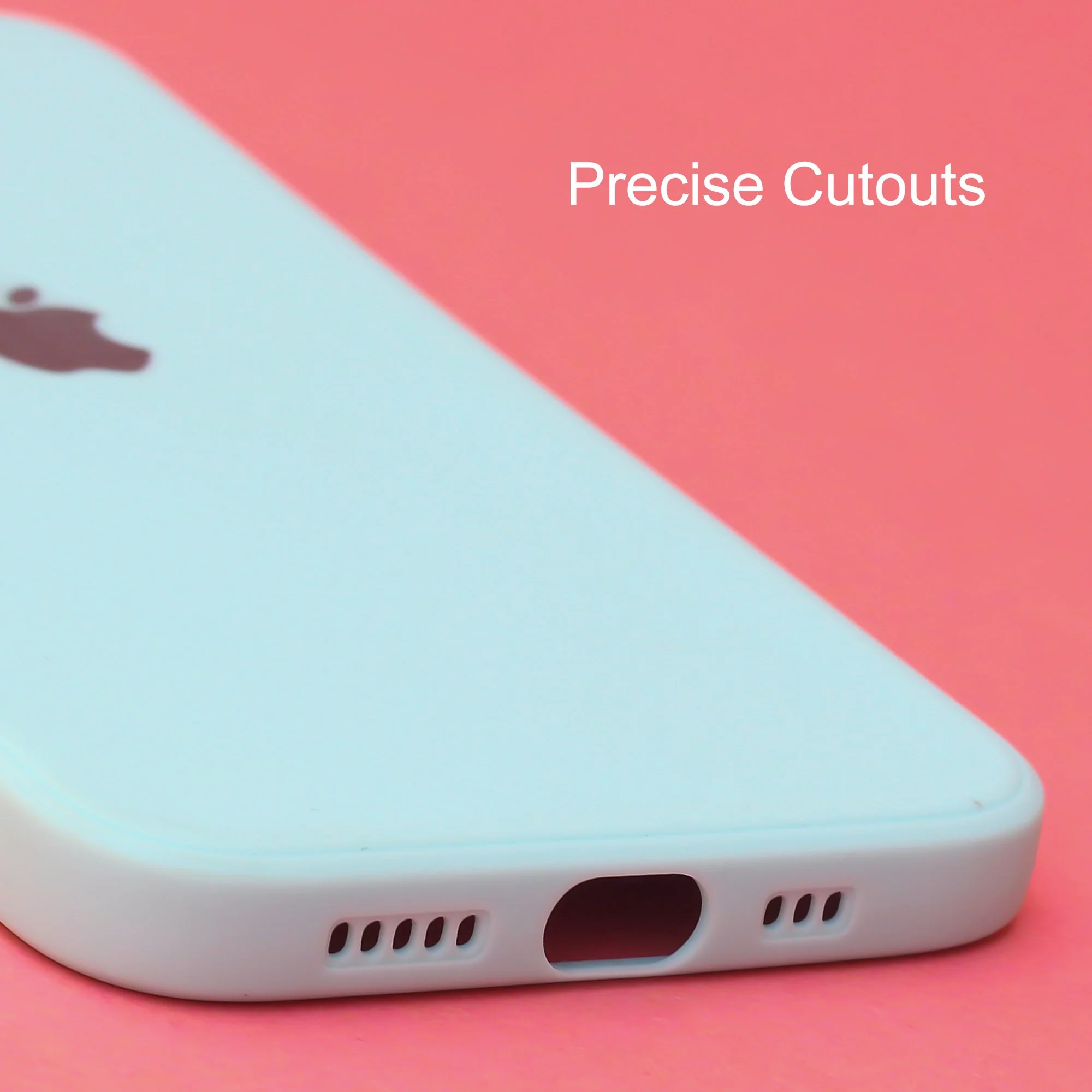 Light Blue Candy Silicone Case for Apple iphone 14 - Image 5