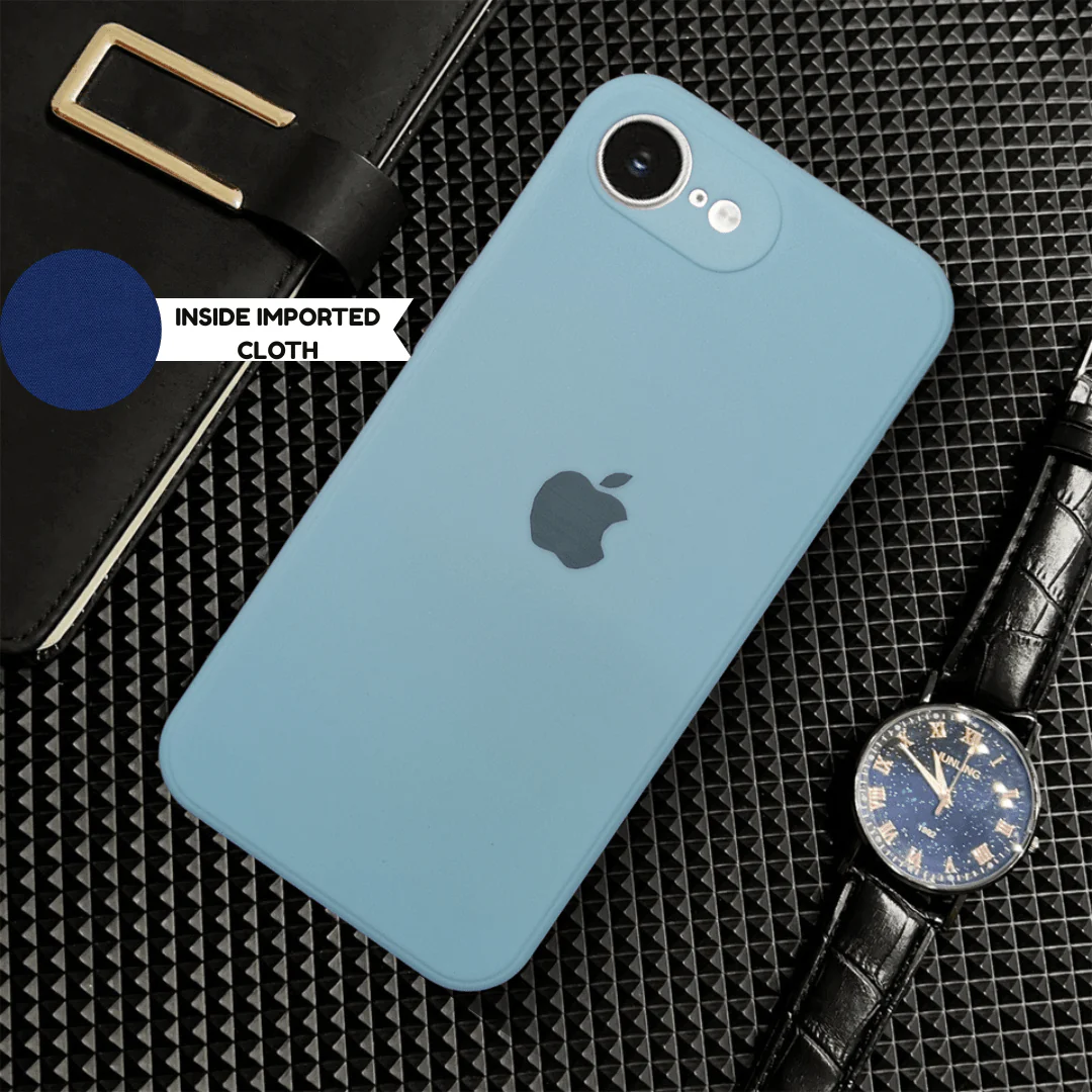 Light Blue Candy Silicone Case for Apple Iphone 16E - Image 5