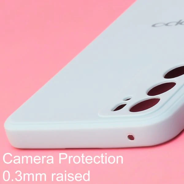 Light Blue Candy Silicone Case for Oppo Reno 6 - Image 4