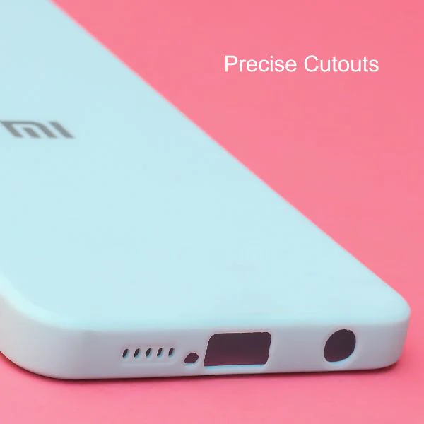 Light Blue Candy Silicone Case for Redmi note 9 Pro Max - Image 5