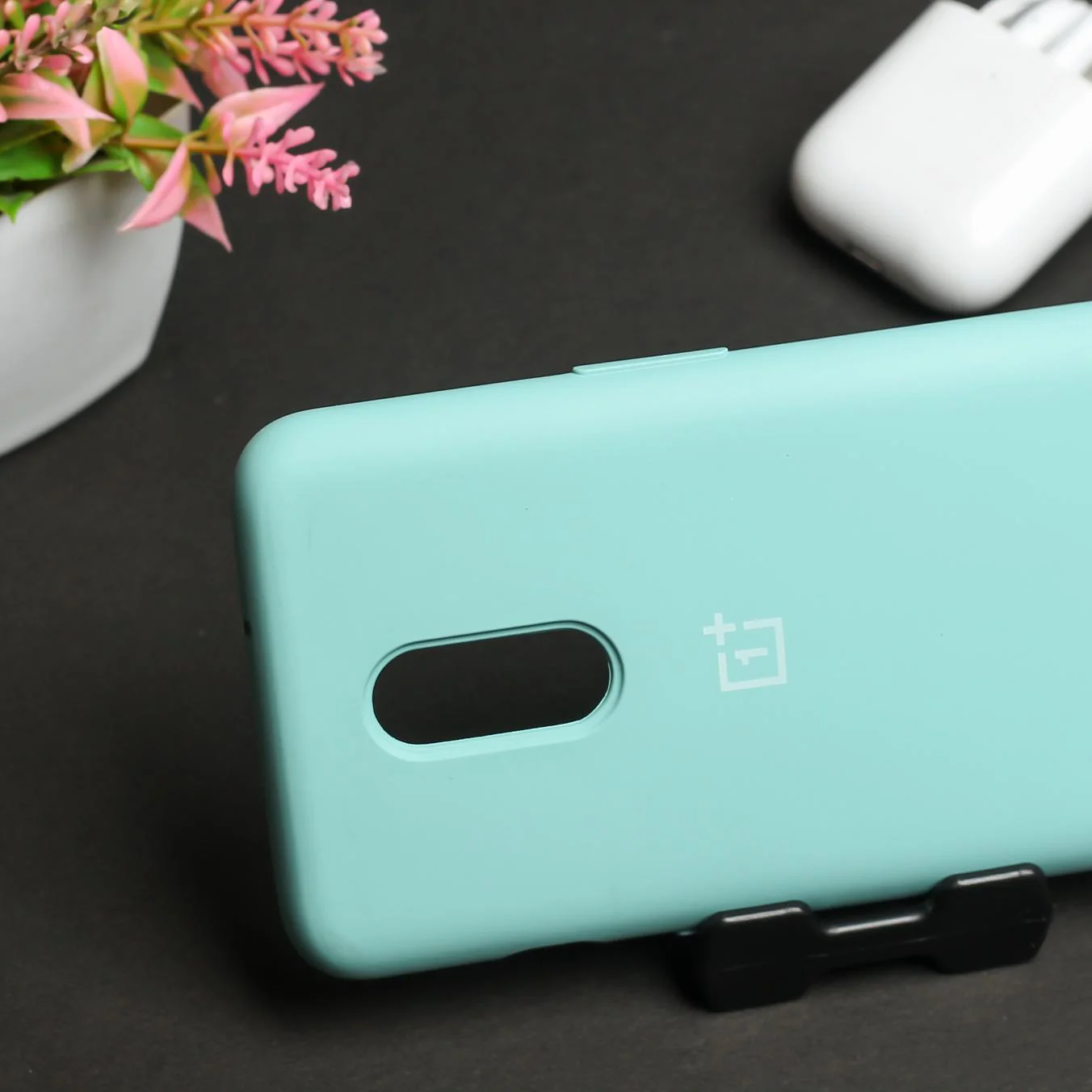 Light Blue Original Silicone case for Oneplus 6T - Image 3