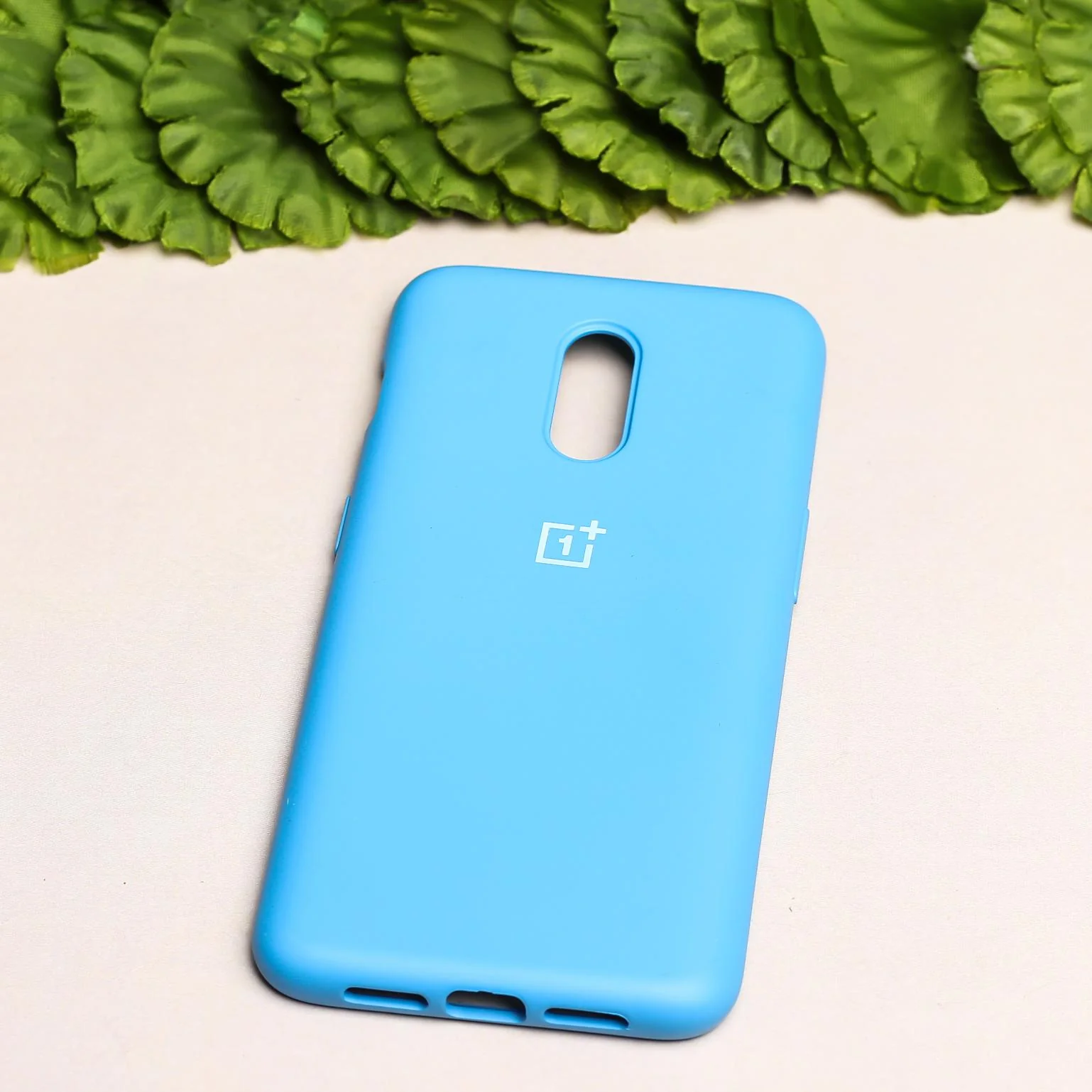 Sky Blue Original Silicone case for Oneplus 6T - Image 2