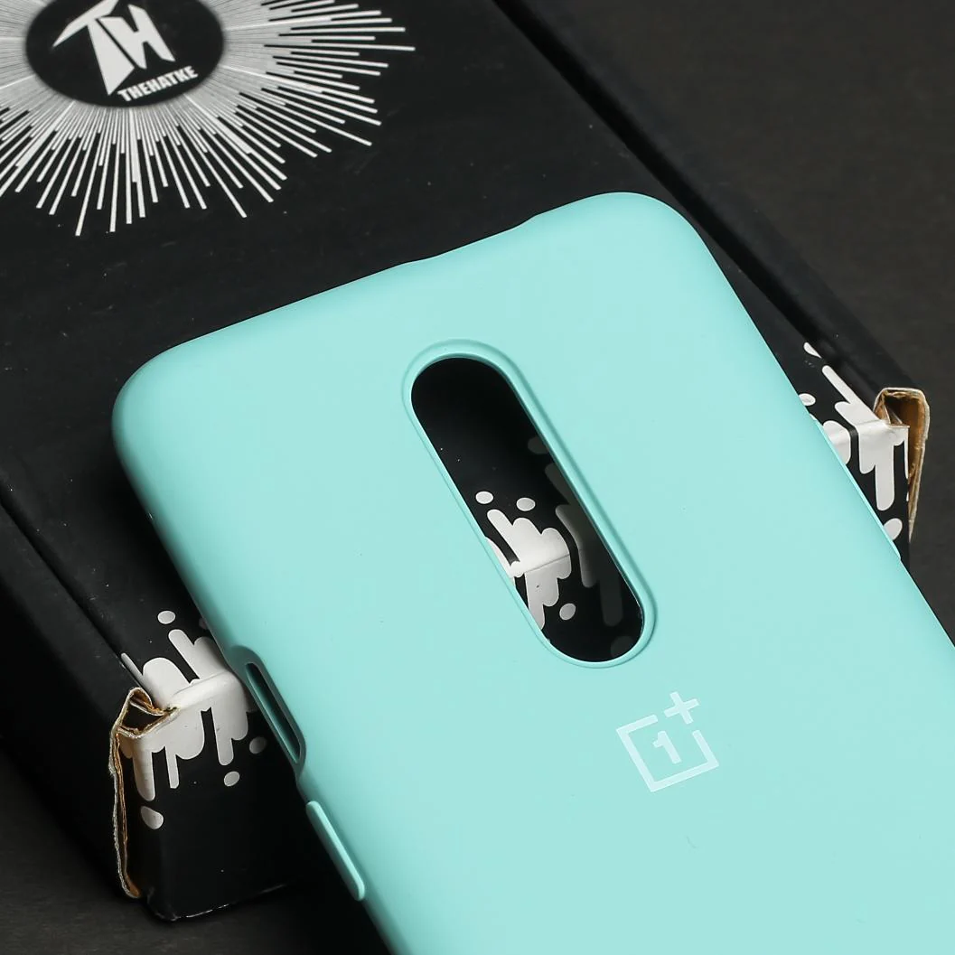 Light Blue Original Silicone case for Oneplus 7 Pro - Image 4