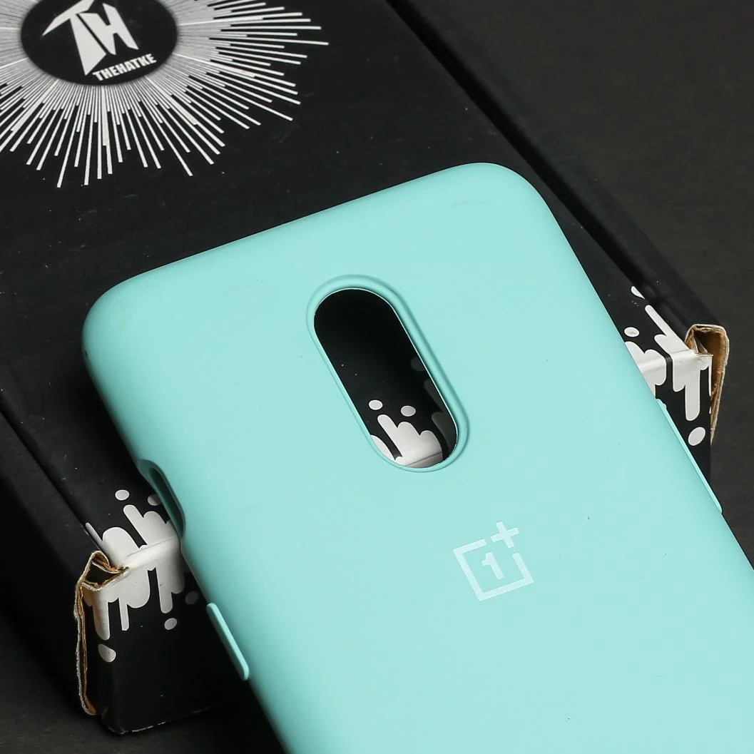 Light Blue Original Silicone case for Oneplus 7 - Image 4