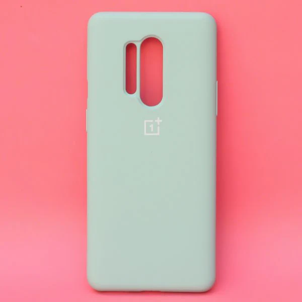 Light Blue Original Silicone case for Oneplus 8 Pro - Image 2