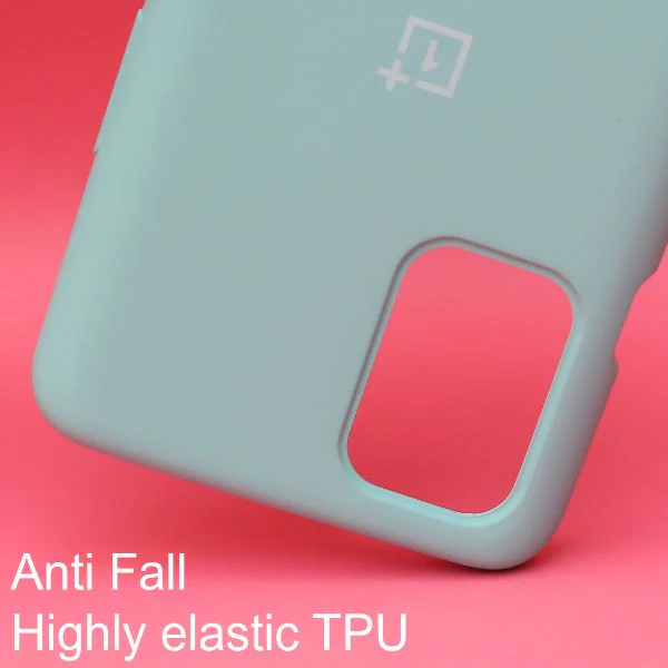 Light Blue Original Silicone case for Oneplus 8t - Image 2