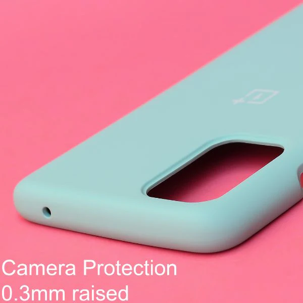 Light Blue Original Silicone case for Oneplus Nord 2 - Image 4