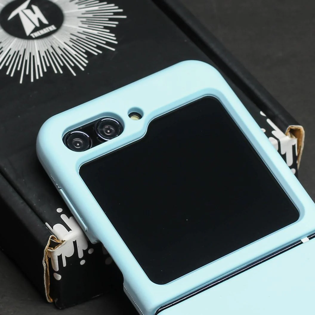 Light Blue Original Silicone case for Samsung Galaxy Z FLIP 5 - Image 5