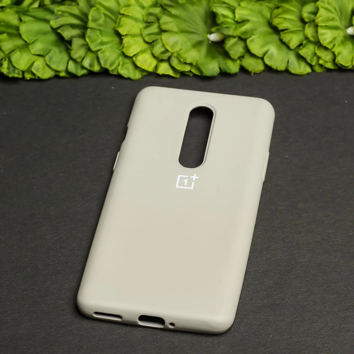 Light Brown Original Silicone Case for Oneplus 8 - Image 2