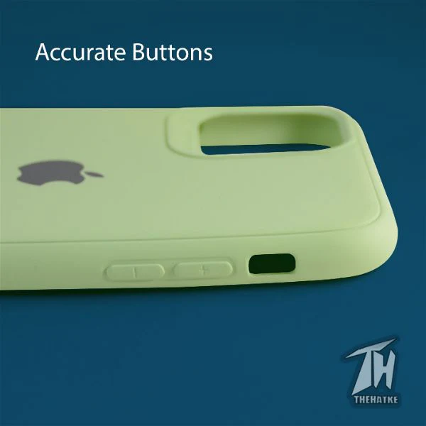 Light Green Bumper Silicone Case for Apple iphone 13 - Image 2