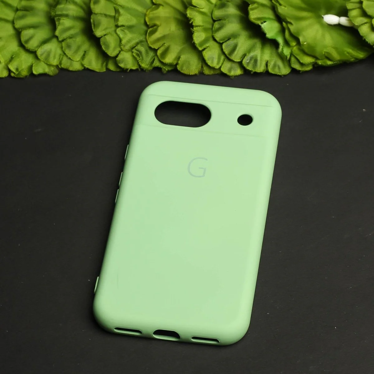 Light Green Camera Original Silicone case for Google Pixel 8a - Image 2