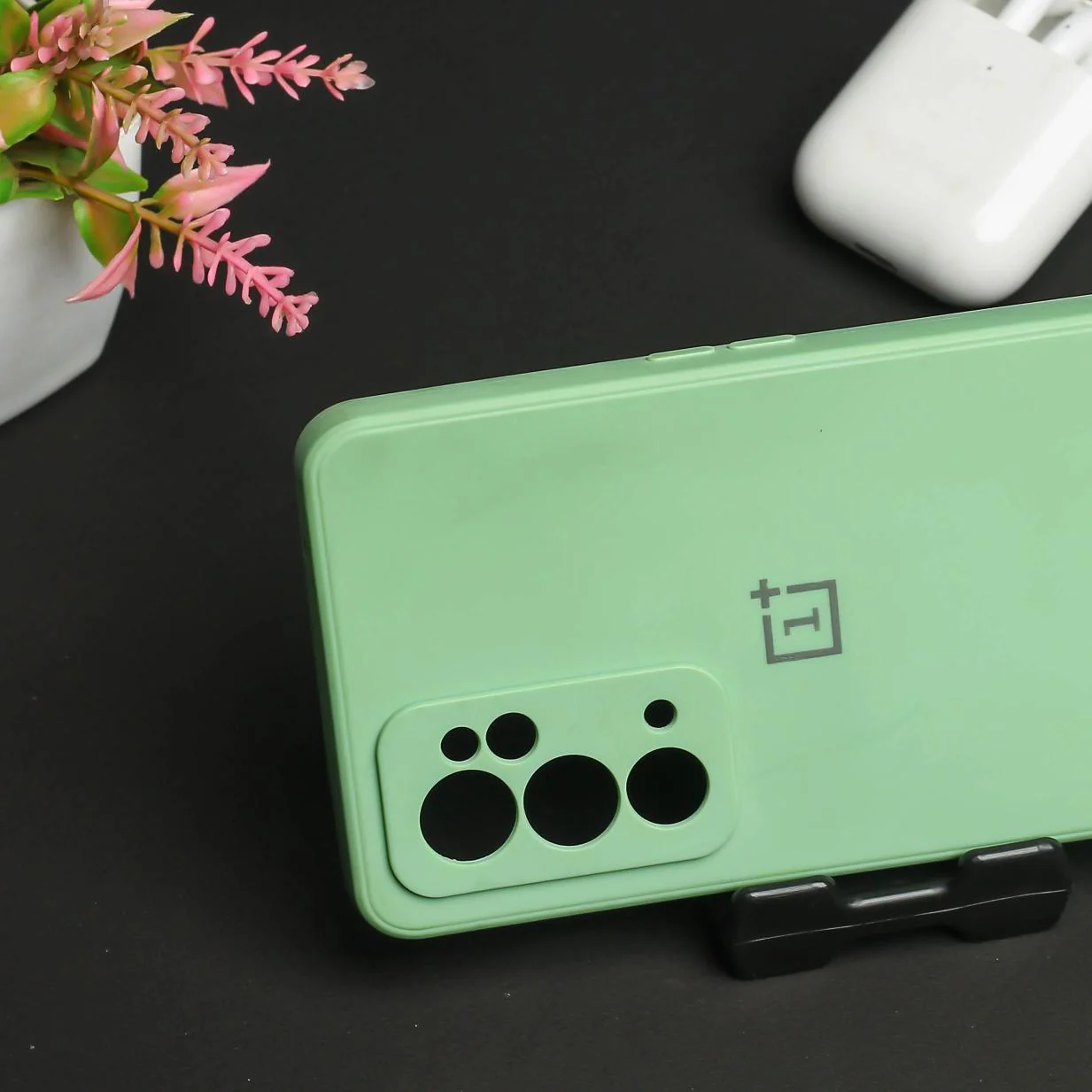 Light Green Camera Original Silicone Case for Oneplus 9RT - Image 3