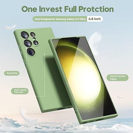 Light Green Camera Original Silicone case for Samsung S24 Ultra - Image 4