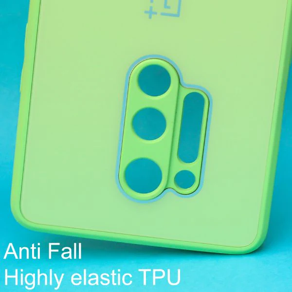 Light Green camera Safe mirror case for Oneplus 8 Pro - Image 2