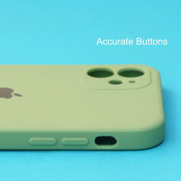 Light Green Candy Silicone Case for Apple Iphone 12 - Image 3