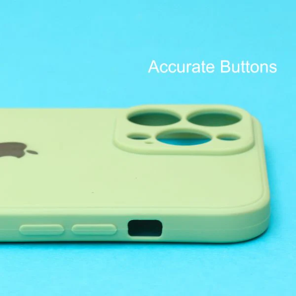 Light Green Candy Silicone Case for Apple Iphone 13 Pro Max - Image 3