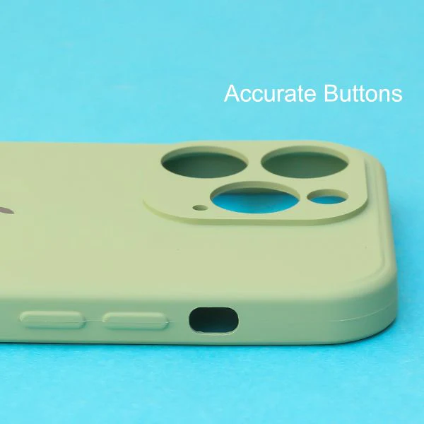 Light Green Candy Silicone Case for Apple Iphone 16 Pro - Image 4