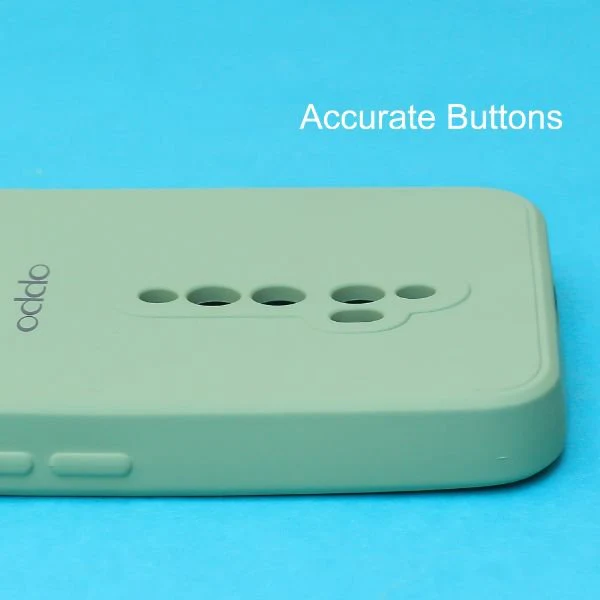 Light Green Candy Silicone Case for Oppo Reno 2F - Image 3