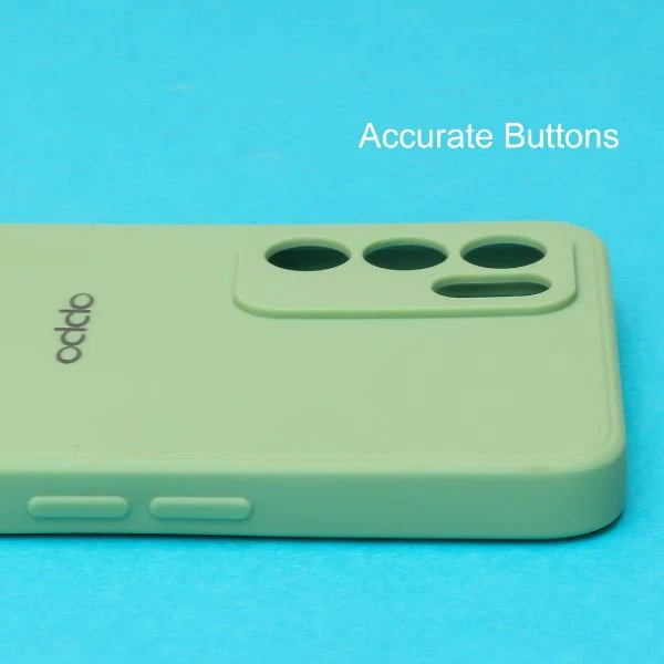 Light Green Candy Silicone Case for Oppo Reno 7 - Image 3