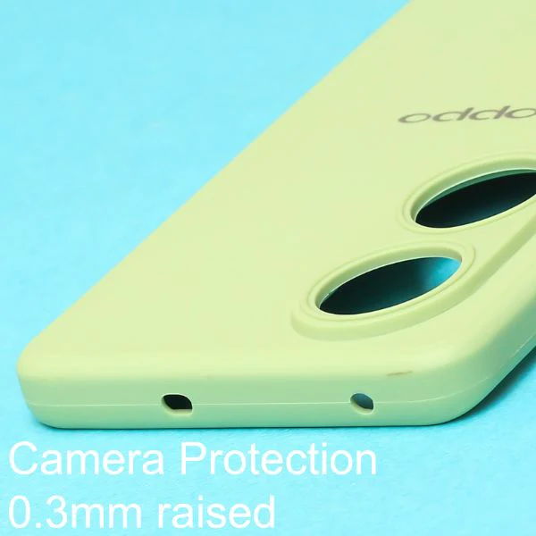 Light Green Candy Silicone Case for Oppo Reno 8T - Image 4