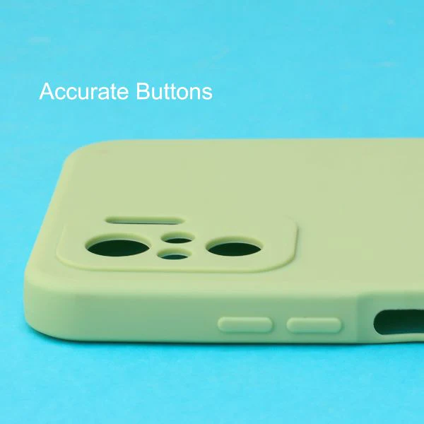 Light Green Candy Silicone Case for Redmi Note 10 4g - Image 3