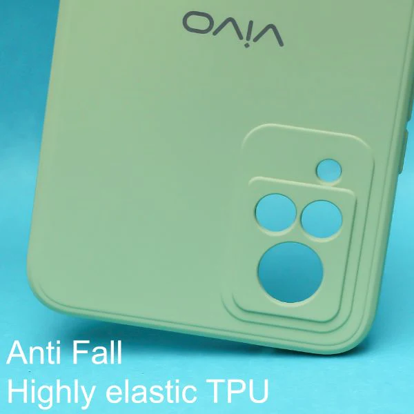 Light Green Candy Silicone Case for Vivo V21 - Image 2