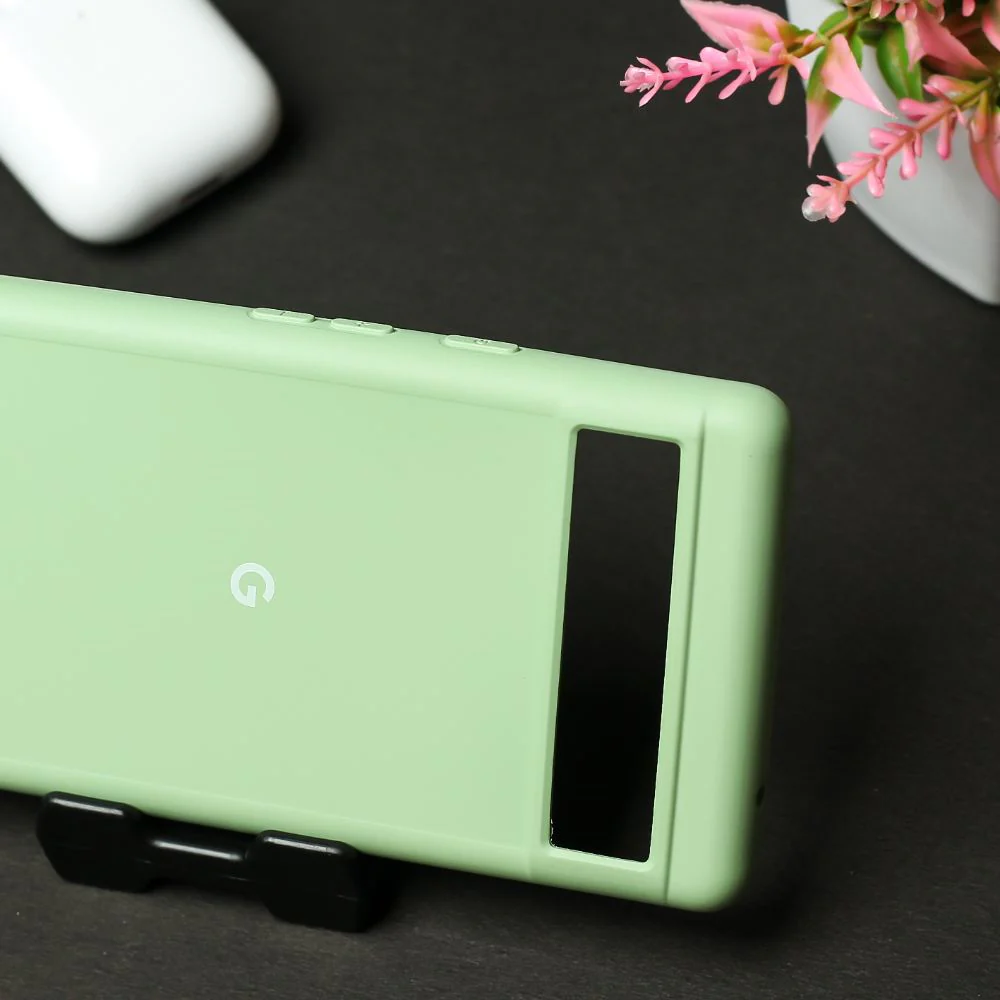Light Green Original Silicone case for Google Pixel 7 - Image 3
