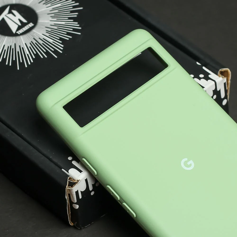Light Green Original Silicone case for Google Pixel 8a - Image 4