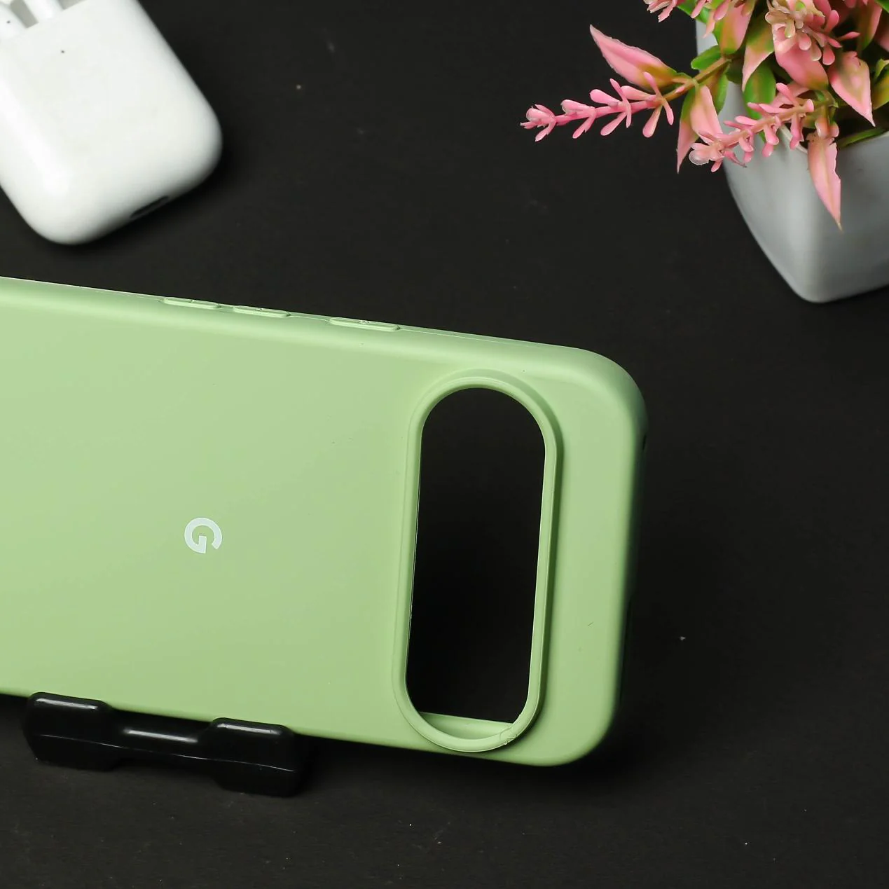 Light Green Original Silicone case for Google Pixel 9 - Image 3