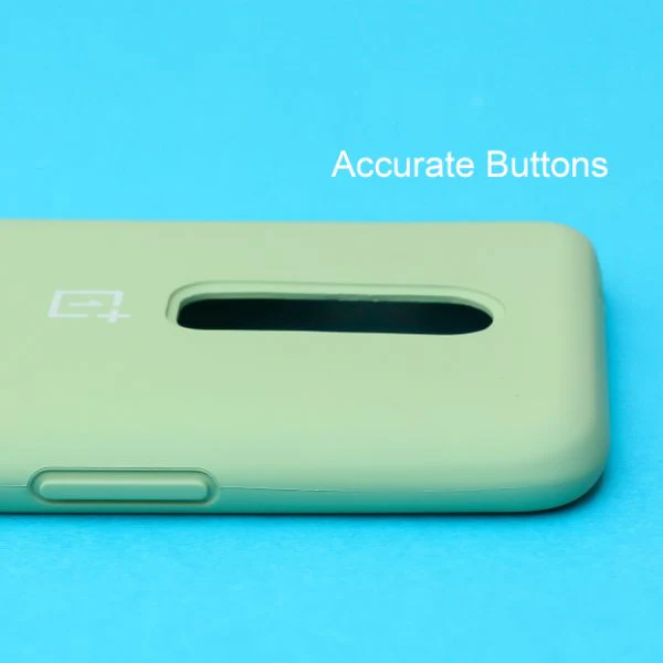 Light Green Original Silicone case for Oneplus 6 - Image 3