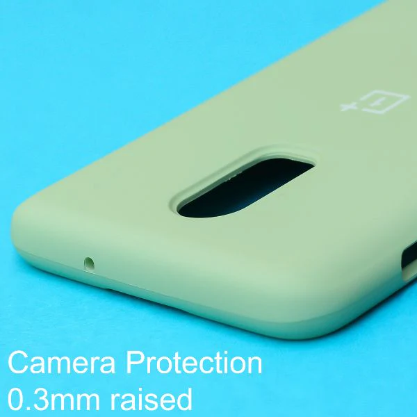 Light Green Original Silicone case for Oneplus 6T - Image 4
