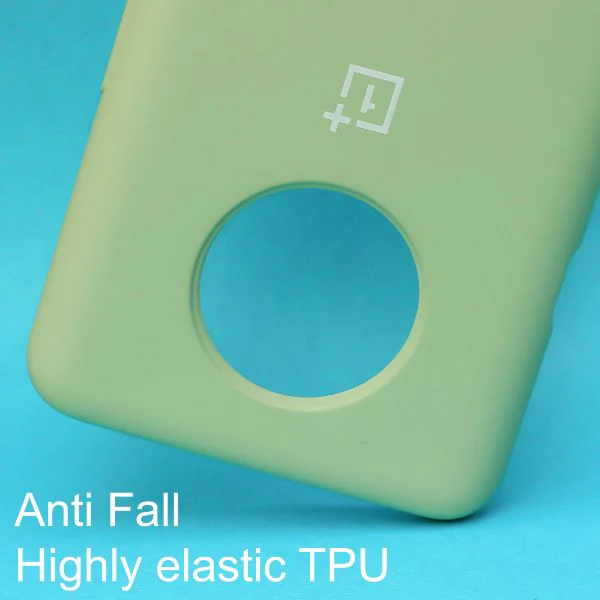 Light Green Original Silicone case for Oneplus 7T - Image 2