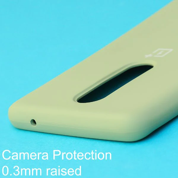 Light Green Original Silicone case for Oneplus 8 - Image 4