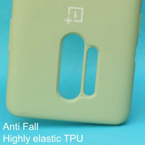Light Green Original Silicone case for Oneplus 8 Pro - Image 3