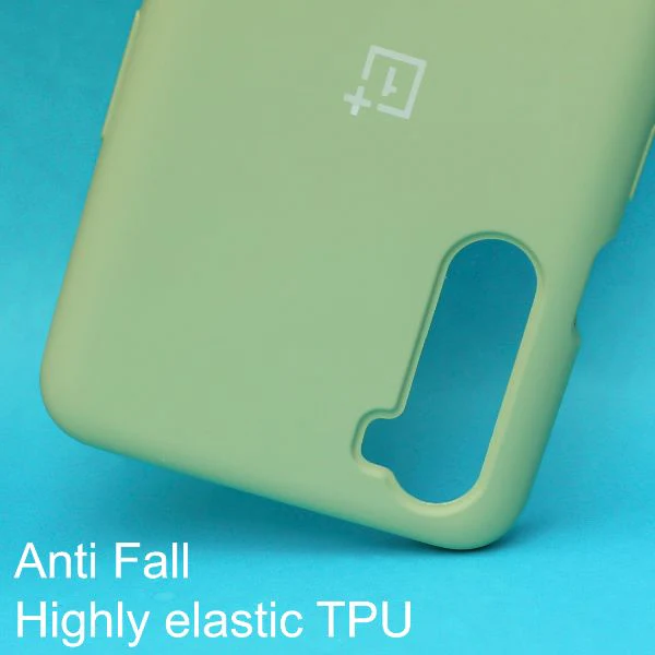 Light Green Original Silicone case for Oneplus Nord - Image 2
