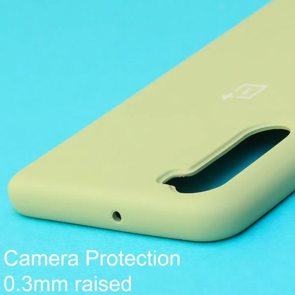 Light Green Original Silicone case for Oneplus Nord - Image 4