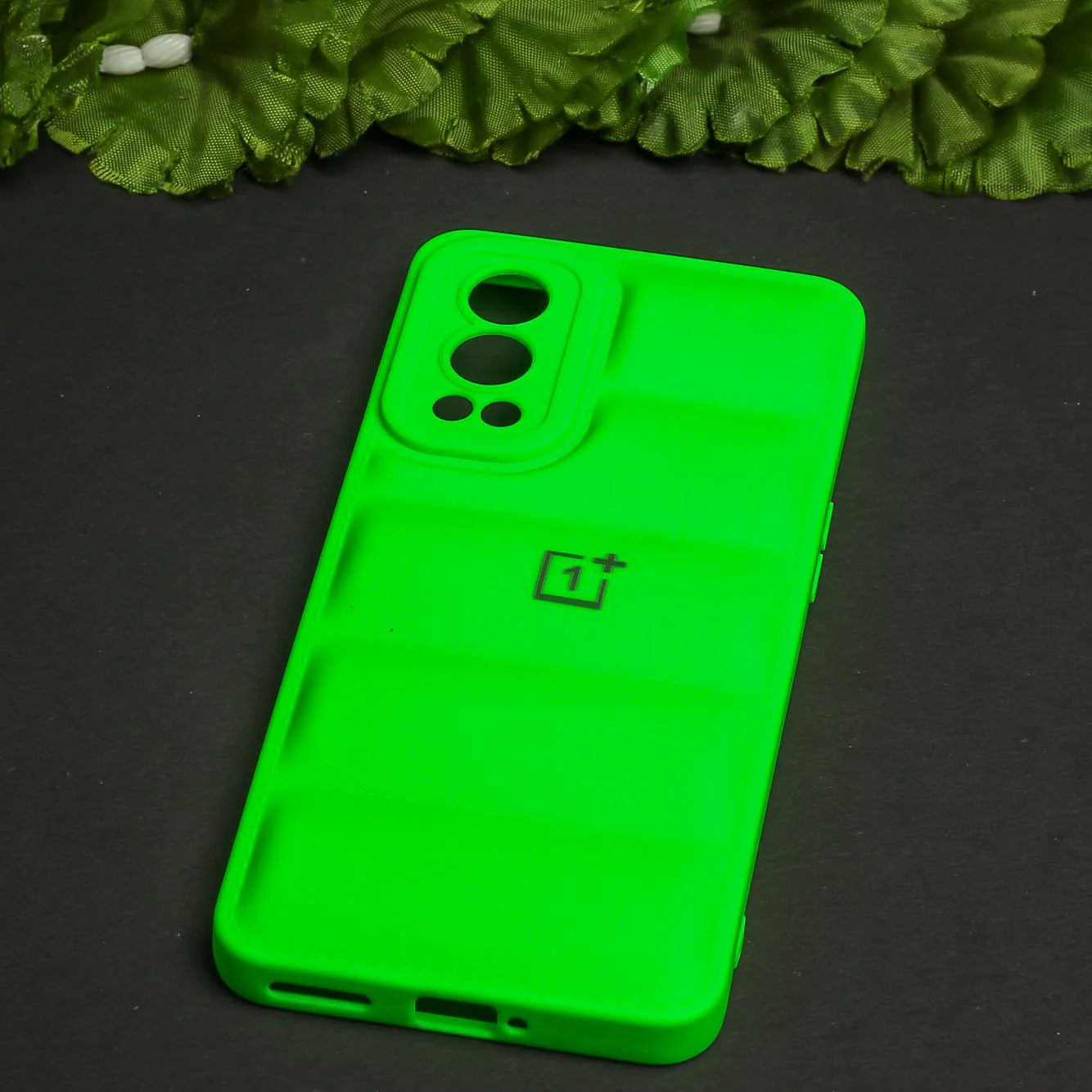 Light Green Puffon silicone case for Oneplus Nord 2 - Image 2