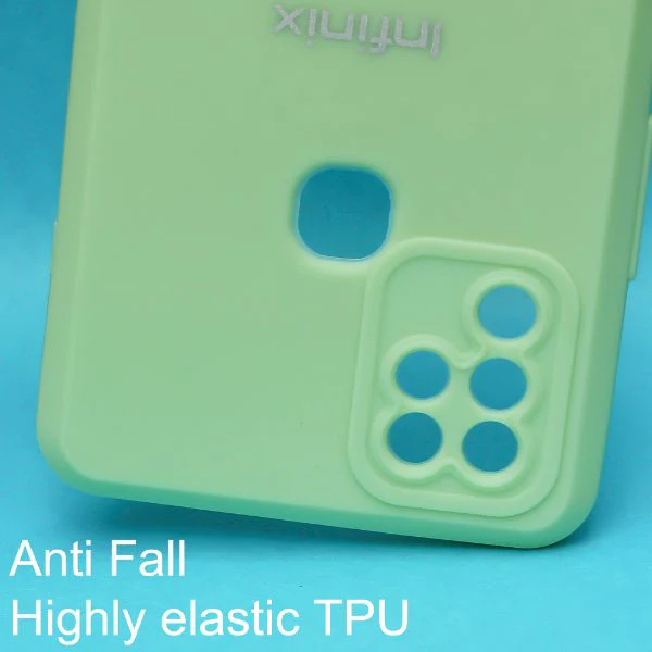 Light Green Spazy Silicone Case for Infinix Hot 10 - Image 2