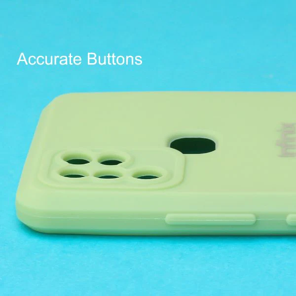 Light Green Spazy Silicone Case for Infinix Hot 10 - Image 3