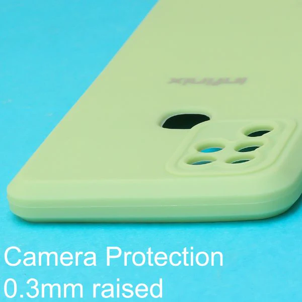 Light Green Spazy Silicone Case for Infinix Hot 10 - Image 4