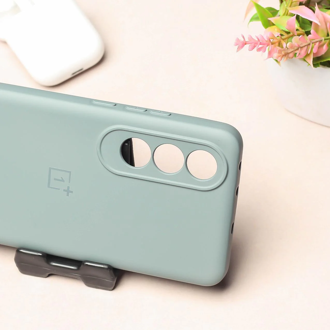 Light Grey Camera Original Silicone case for Oneplus Nord CE 4 - Image 3