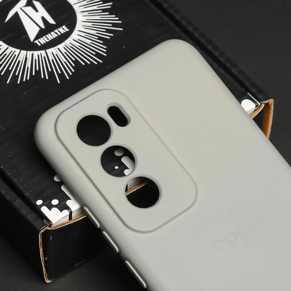 Light Brown Camera Original Silicone case for Oppo Reno 12 - Image 4