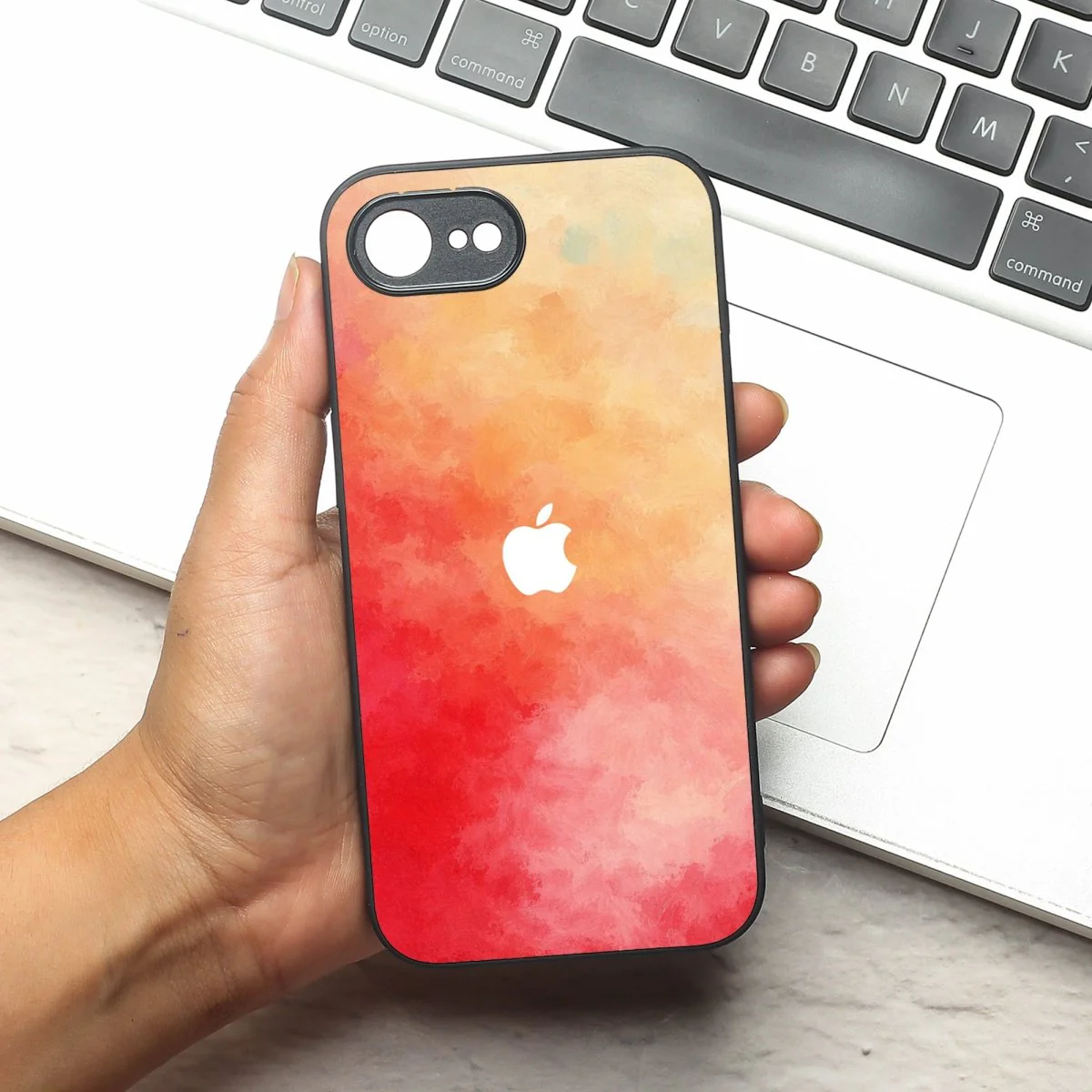 Magma oil Paint (MB) Silicone Case for Apple Iphone 16e
