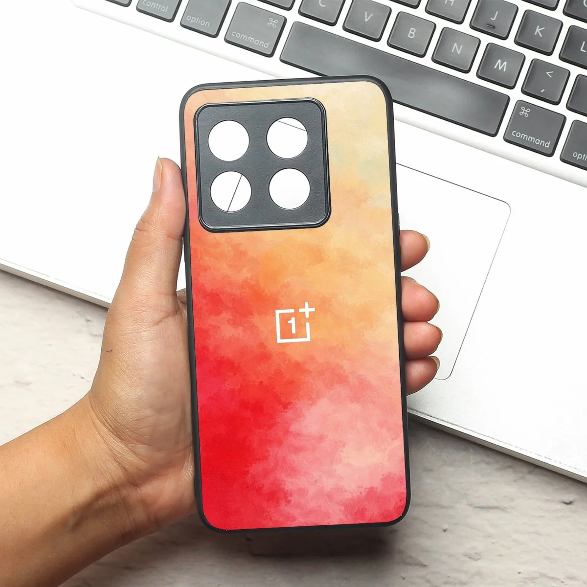Magma oil Paint (MB) silicone Case for Oneplus 10T