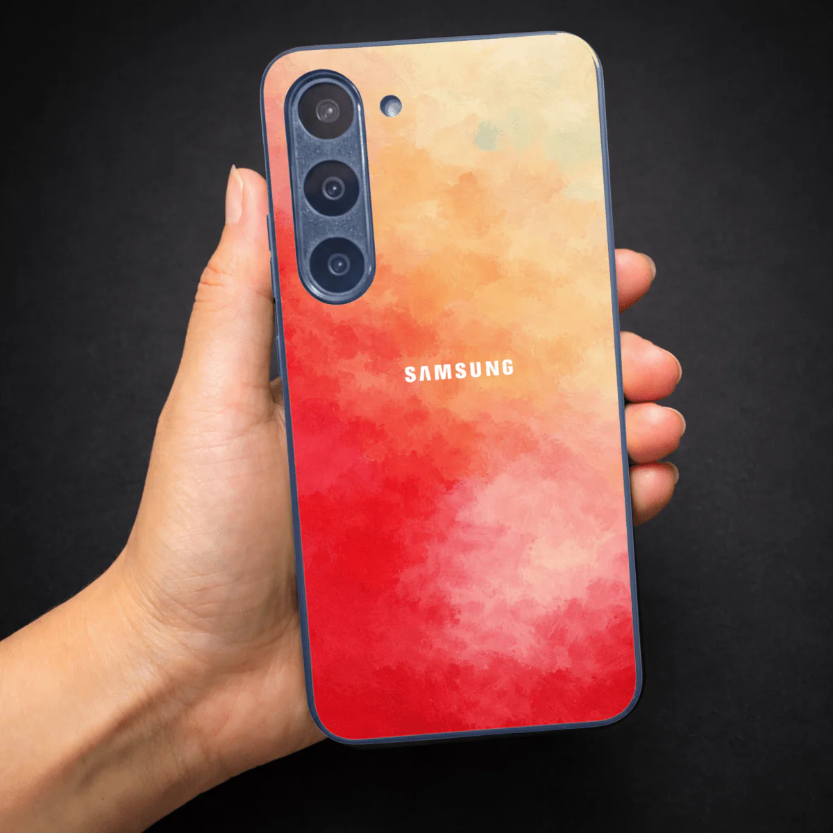 Magma oil Paint (MB) silicone Case for Samsung Galaxy S23